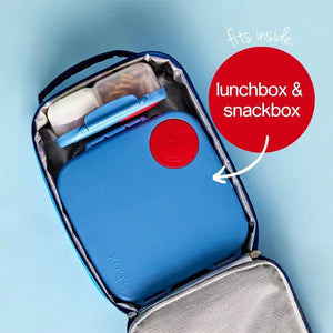 B.Box FLEXI Insulated Lunch Bag, Deep Blue/Morning Sky - Healthy Snacks NZ