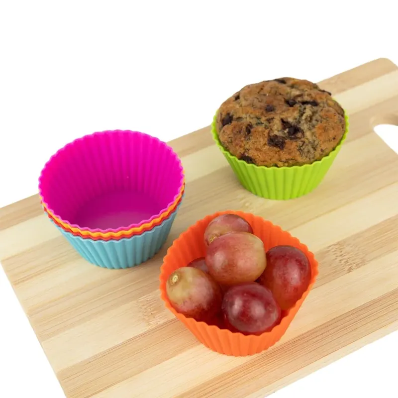 (6pc) Silicone Food Cups, Assorted - Healthy Snacks NZ