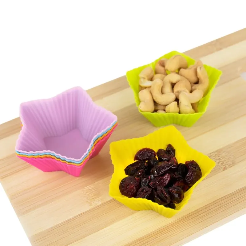 (6pc) Silicone Food Cups, Assorted - Healthy Snacks NZ