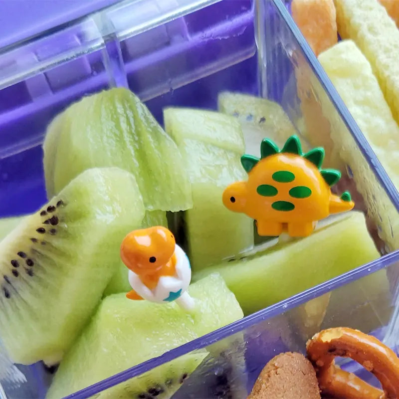 (6pc) 3D Food Picks, Dinosaurs - Healthy Snacks NZ
