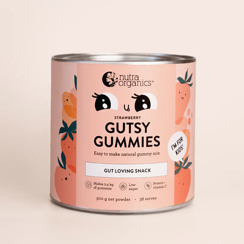 Nutra Organics, Gutsy Gummies, Assorted, 300g - Healthy Snacks NZ