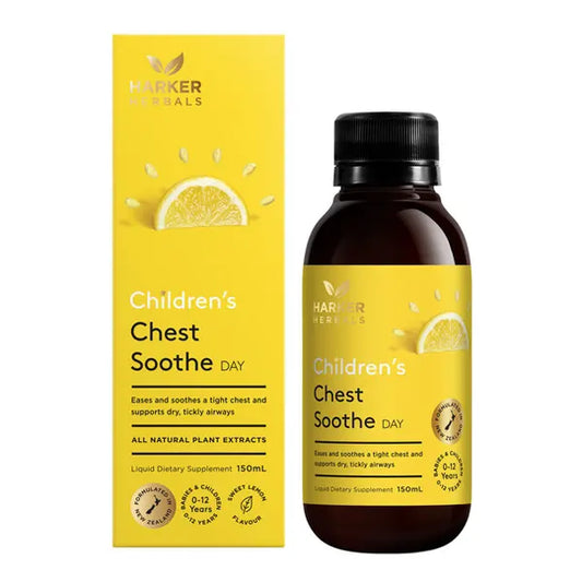 Harker Herbals Children's Chest Soothe DAY, 150ml - Healthy Snacks NZ