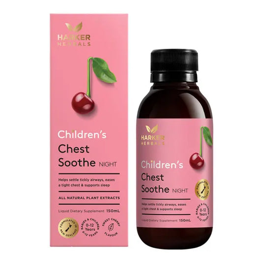 Harker Herbals Children's Chest Soothe NIGHT, 150ml - Healthy Snacks NZ