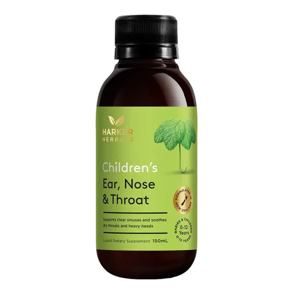 Harker Herbals Children's Ear, Nose & Throat, 150ml - Healthy Snacks NZ