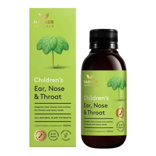 Harker Herbals Children's Ear, Nose & Throat, 150ml - Healthy Snacks NZ