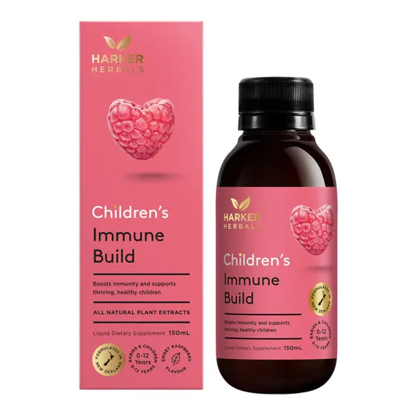 Harker Herbals Children's Immune Build, 150ml - Healthy Snacks NZ