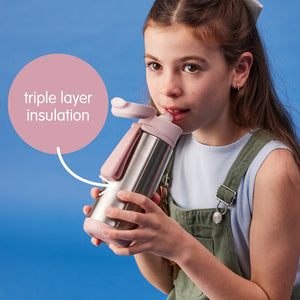 500ml insulated sport spout bottle - Healthy Snacks NZ