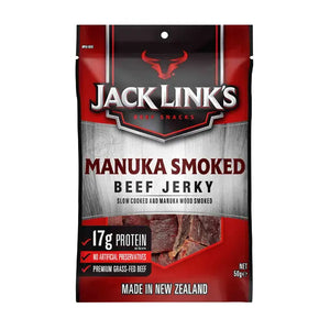 Jack Link’s Beef Jerky, Manuka Smoked, 50g - Healthy Snacks NZ