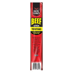Jack Link’s Beef Stick (DF/GF), Teriyaki, 12g - Healthy Snacks NZ