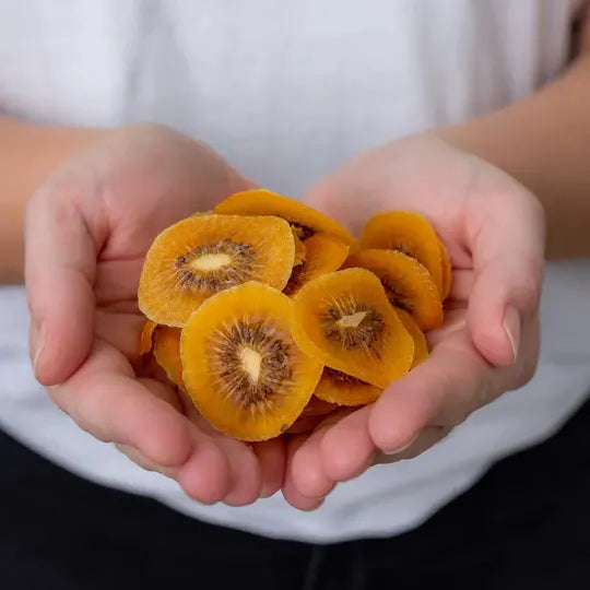 100% Dried NZ Gold Kiwifruit Slices, 50g - Healthy Snacks NZ