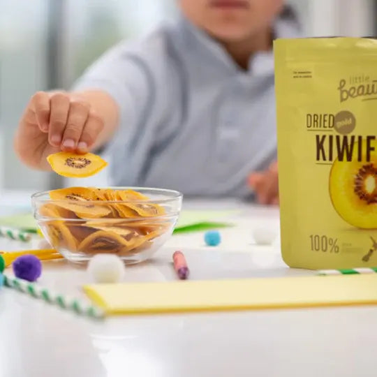 100% Dried NZ Gold Kiwifruit Slices, 50g - Healthy Snacks NZ