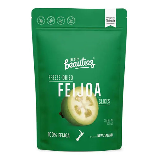 Freeze-Dried NZ Feijoa Slices, 20g - Healthy Snacks NZ