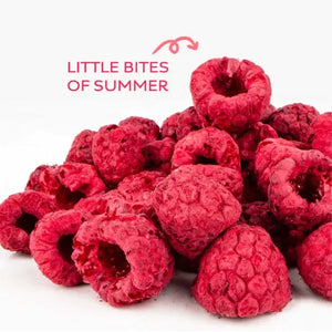 Little Beauties, Freeze-Dried Whole NZ Raspberries, 20g - Healthy Snacks NZ