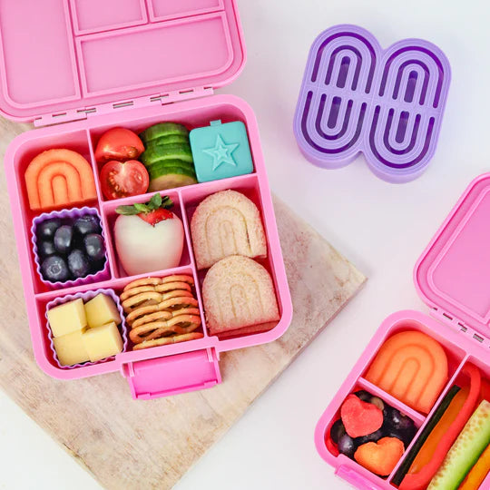 Lunch Punch Sandwich Cutters, Rainbows (Set of 2) - Healthy Snacks NZ