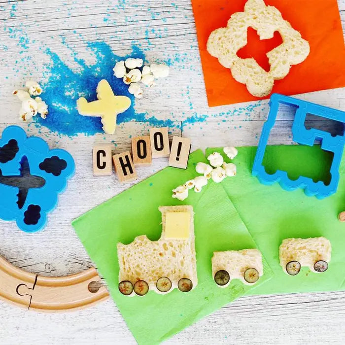 Lunch Punch Sandwich Cutters, Transit (Set of2) - Healthy Snacks NZ