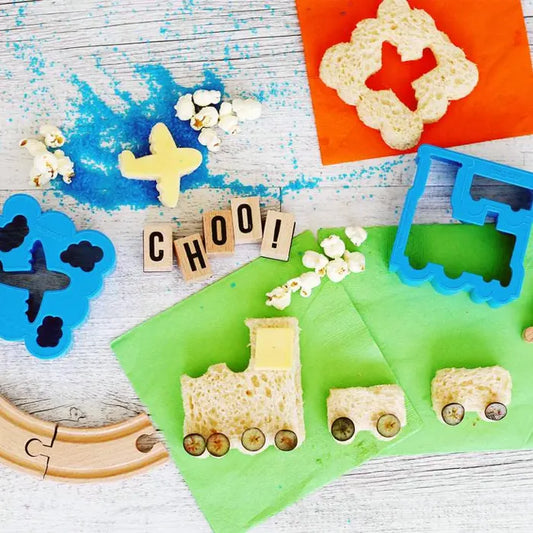 Lunch Punch Sandwich Cutters, Transit (Set of2) - Healthy Snacks NZ