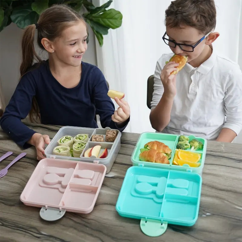 Melii 2-Tier Bento Box with Utensils - Healthy Snacks NZ