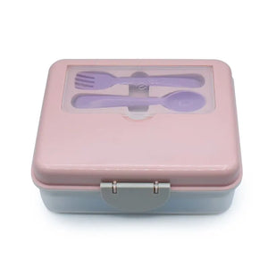 Melii 2-Tier Bento Box with Utensils - Healthy Snacks NZ