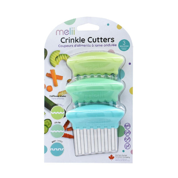 (3pc) Melii Crinkle Cutters - Healthy Snacks NZ