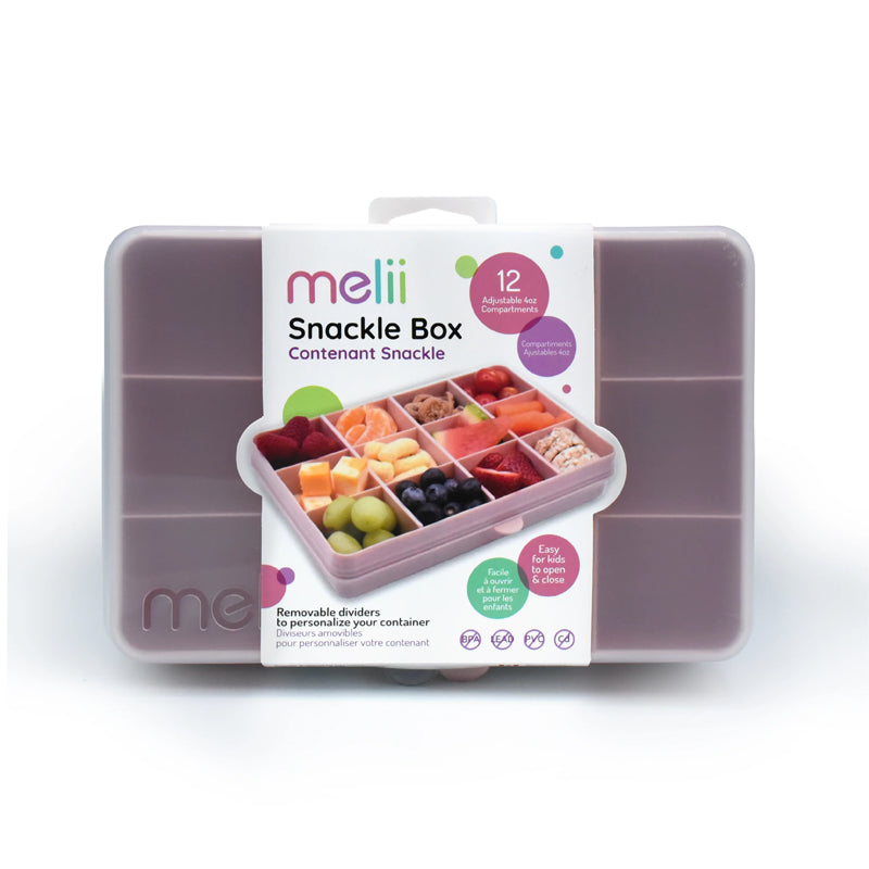 Melii Snackle Box with Removable Dividers - Healthy Snacks NZ