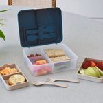 Load image into Gallery viewer, Melii 2-Tier Bento Box with Utensils - Healthy Snacks NZ
