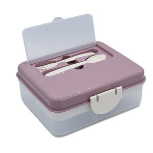 Melii 2-Tier Bento Box with Utensils - Healthy Snacks NZ