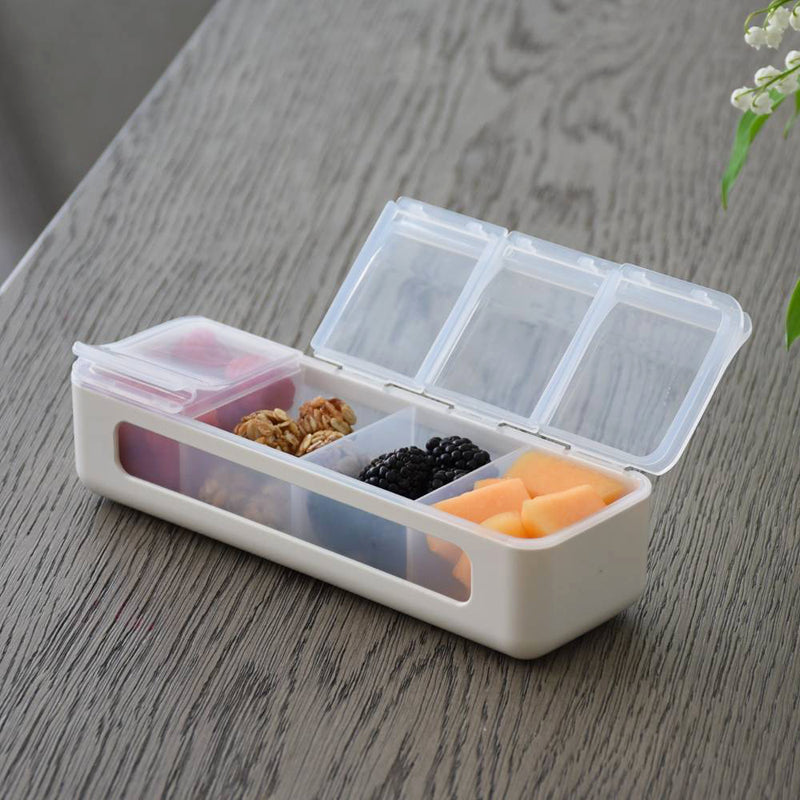 Melii Snackle Box, 4 Compartment - Healthy Snacks NZ