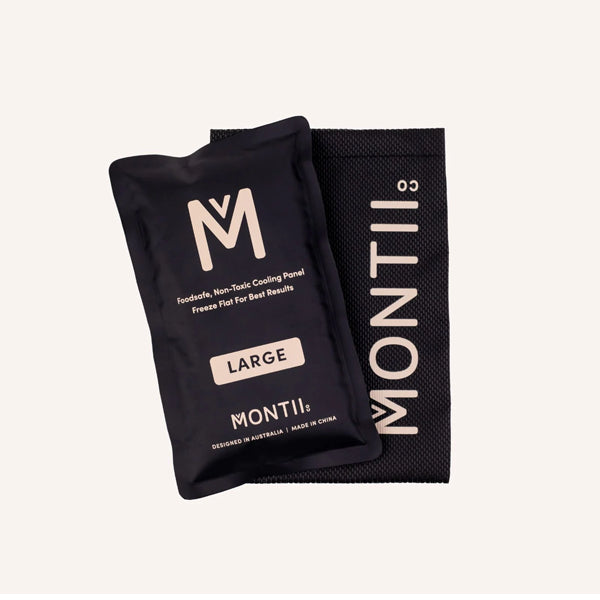 MontiiCo Large Insulated Lunch Bag + Ice Pack - Healthy Snacks NZ
