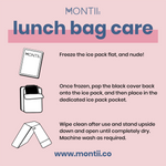 Load image into Gallery viewer, MontiiCo Large Insulated Lunch Bag + Ice Pack - Healthy Snacks NZ
