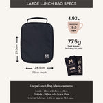 Load image into Gallery viewer, MontiiCo Large Insulated Lunch Bag + Ice Pack - Healthy Snacks NZ
