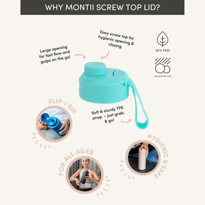 Montii Fusion Screw Top Lid - Healthy Snacks NZ