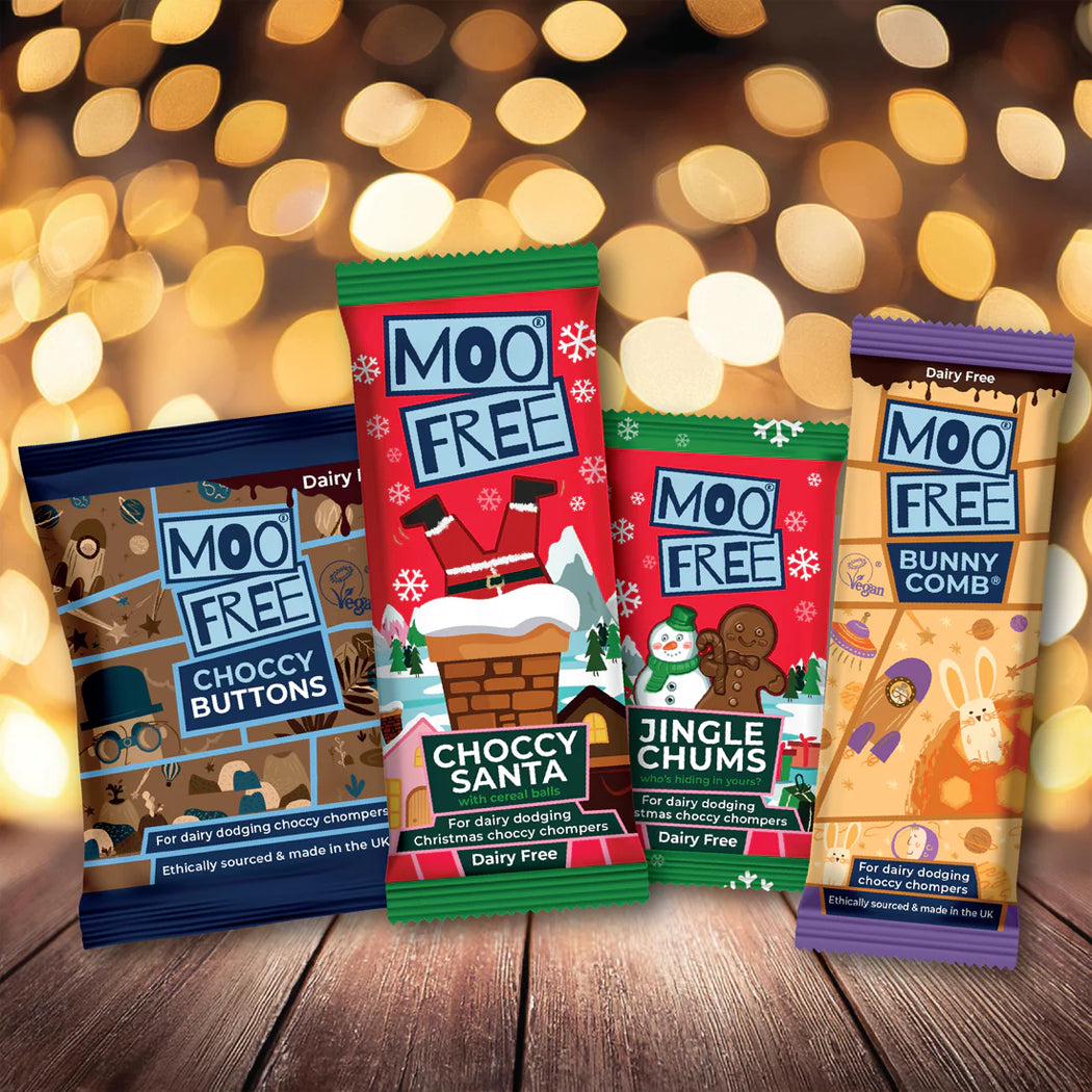 Moo Free, Christmas Cracker Selection Box (GF/DF/V), 90g