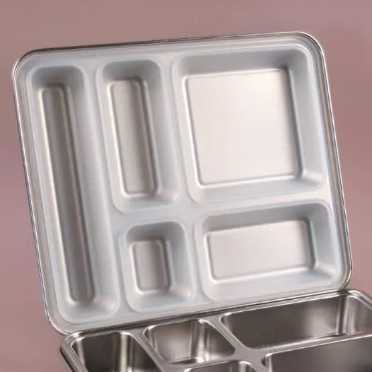 Nestling Stainless Steel JUMBO Bento Box with Silicone Seal - Healthy Snacks NZ