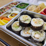 Load image into Gallery viewer, Nestling Stainless Steel JUMBO Bento Box with Silicone Seal - Healthy Snacks NZ

