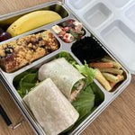 Load image into Gallery viewer, Nestling Stainless Steel JUMBO Bento Box with Silicone Seal - Healthy Snacks NZ
