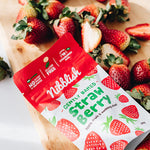 Load image into Gallery viewer, Nibblish, Gently Baked Strawberry, 80g - Healthy Snacks NZ
