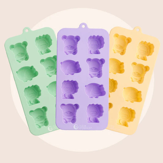 (3pc) Nutra Organics Silicone Animal Gummy Moulds - Healthy Snacks NZ