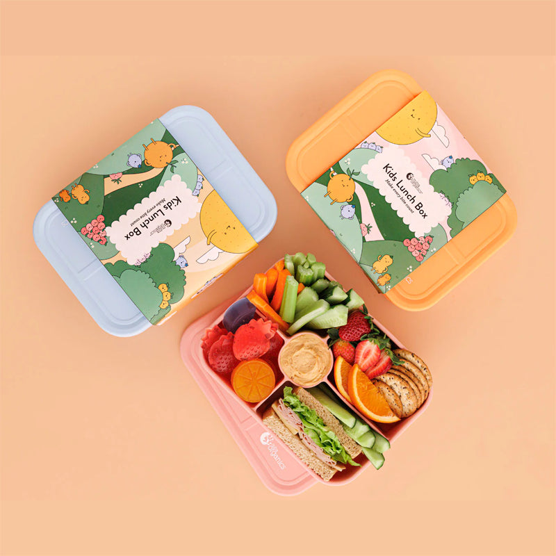 Nutra Organics Silicone Bento Lunchbox - Healthy Snacks NZ