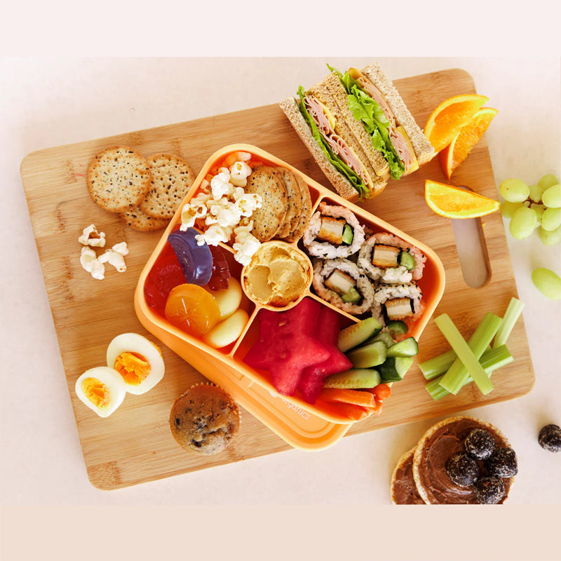 Nutra Organics Silicone Bento Lunchbox - Healthy Snacks NZ