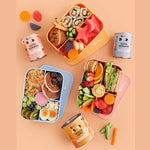 Load image into Gallery viewer, Nutra Organics Silicone Bento Lunchbox - Healthy Snacks NZ
