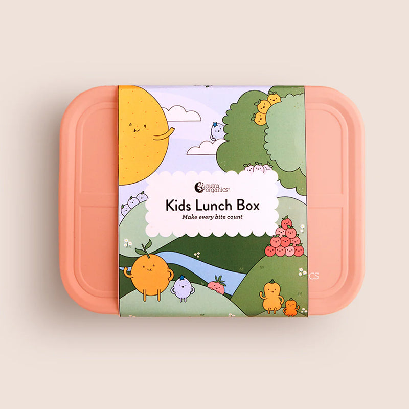 Nutra Organics Silicone Bento Lunchbox - Healthy Snacks NZ