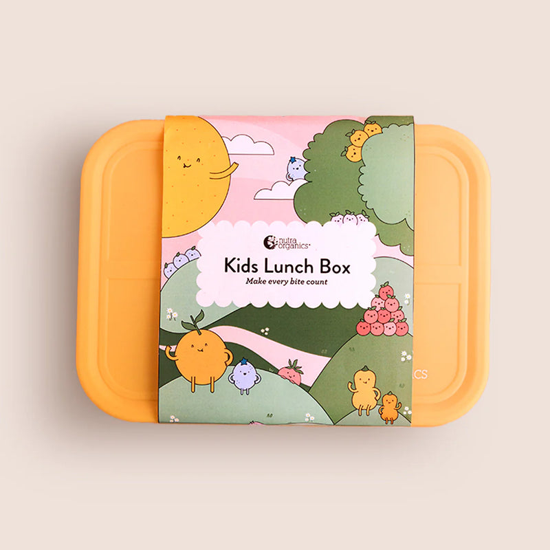 Nutra Organics Silicone Bento Lunchbox - Healthy Snacks NZ