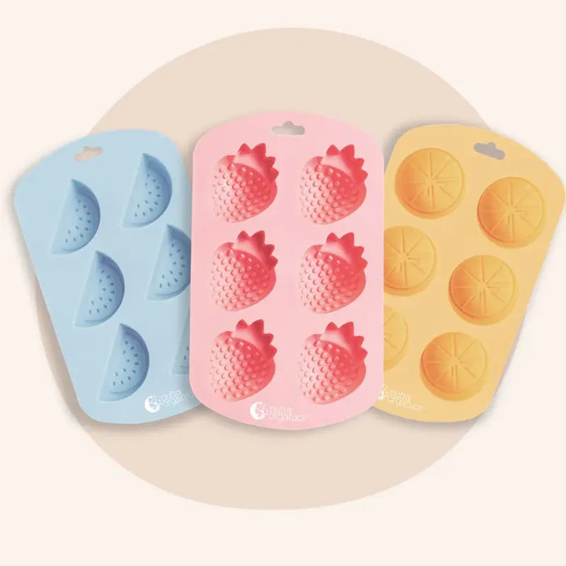 (3pc) Nutra Organics, Silicone Gummy Molds - Healthy Snacks NZ