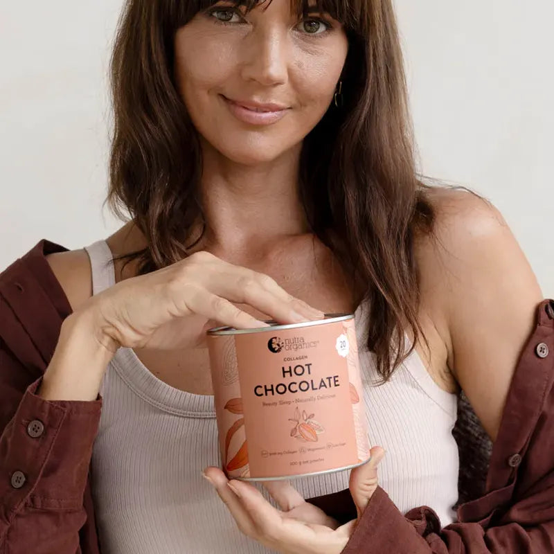 Nutra Organics Collagen Hot Chocolate, 200g - Healthy Snacks NZ