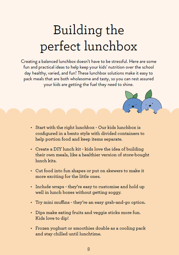 Nutra Organics, Kids Nutrition Recipe Booklet - Healthy Snacks NZ