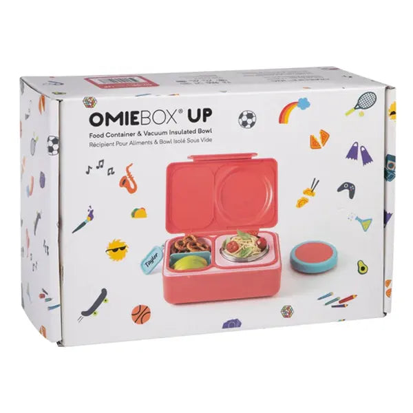 OmieBox UP, Hot & Cold Insulated Bento Lunchbox - Healthy Snacks NZ