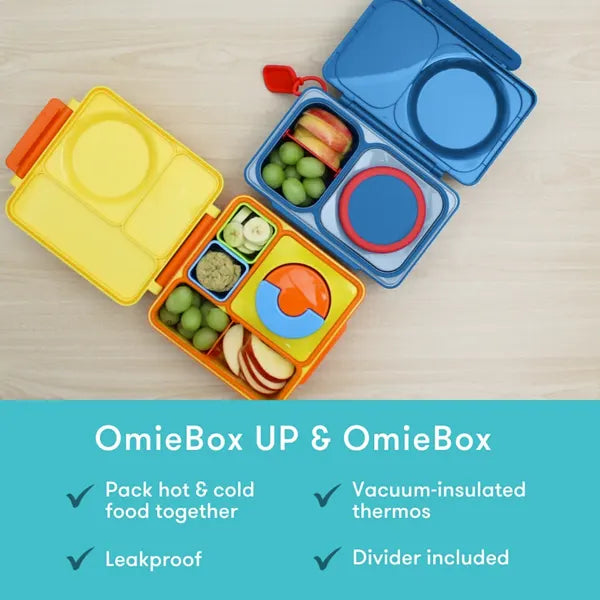 OmieBox UP, Hot & Cold Insulated Bento Lunchbox - Healthy Snacks NZ