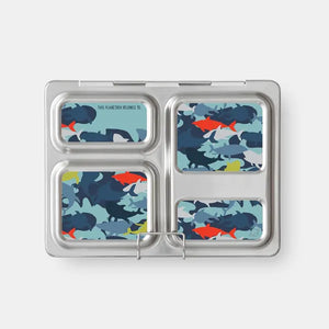 PlanetBox Launch Magnets, Camo Sharks - Healthy Snacks NZ