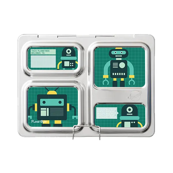 PlanetBox Launch Magnets, Robo Friends - Healthy Snacks NZ