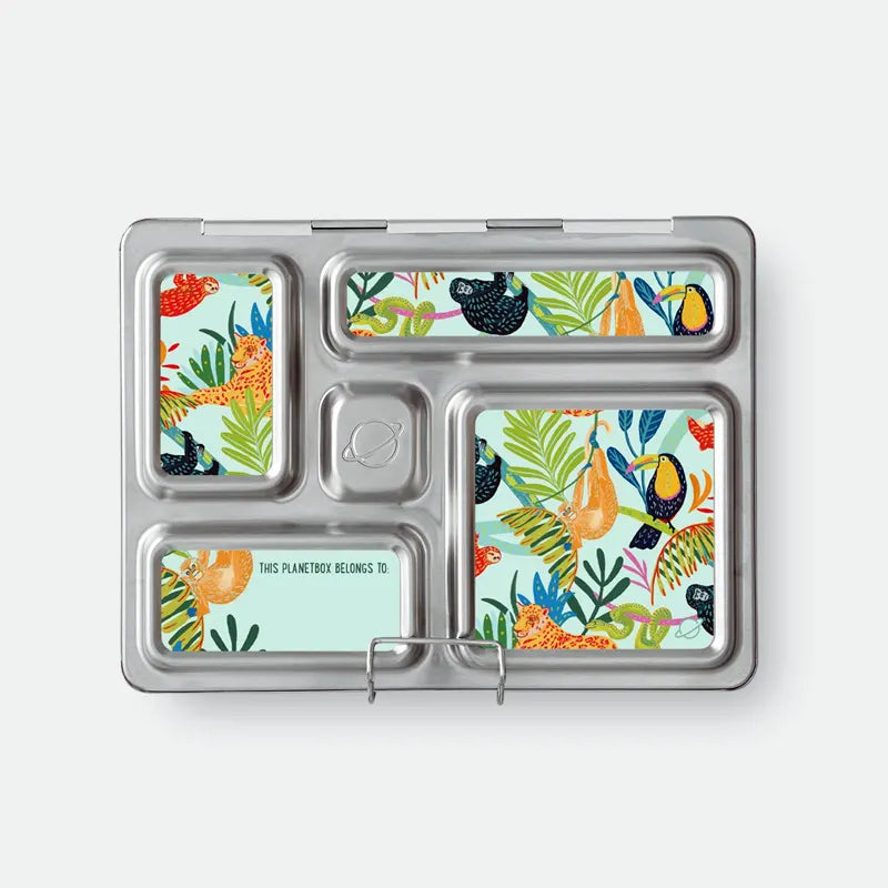 PlanetBox Rover Magnets. Jungle Boogie - Healthy Snacks NZ